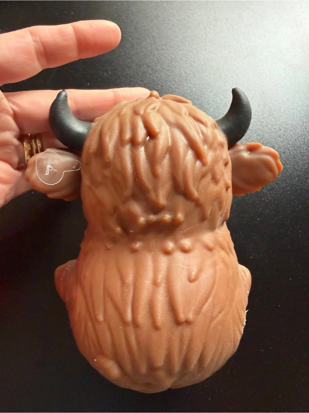 New Toymendous Dark Brown Highland Cow Squishy Toy 3+ Viral Fidget Squeeze